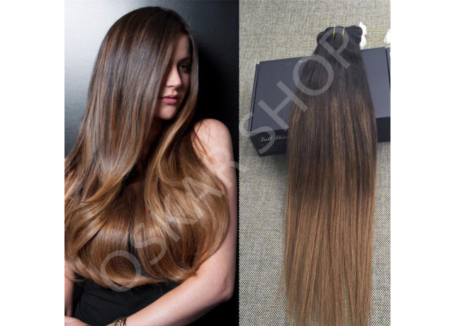 Clip On DeLuxe Drept Black Collection Ombre #2 #7
